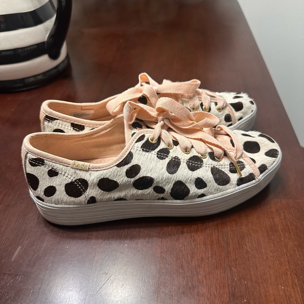 Kate Spade Cow Print Keds 9.5